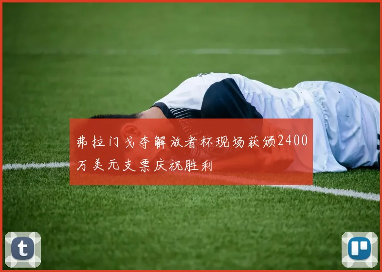 弗拉门戈夺解放者杯现场获颁2400万美元支票庆祝胜利